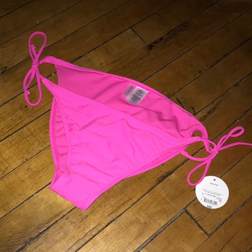 Decree Neon Pink String‎ Bikini Bottoms